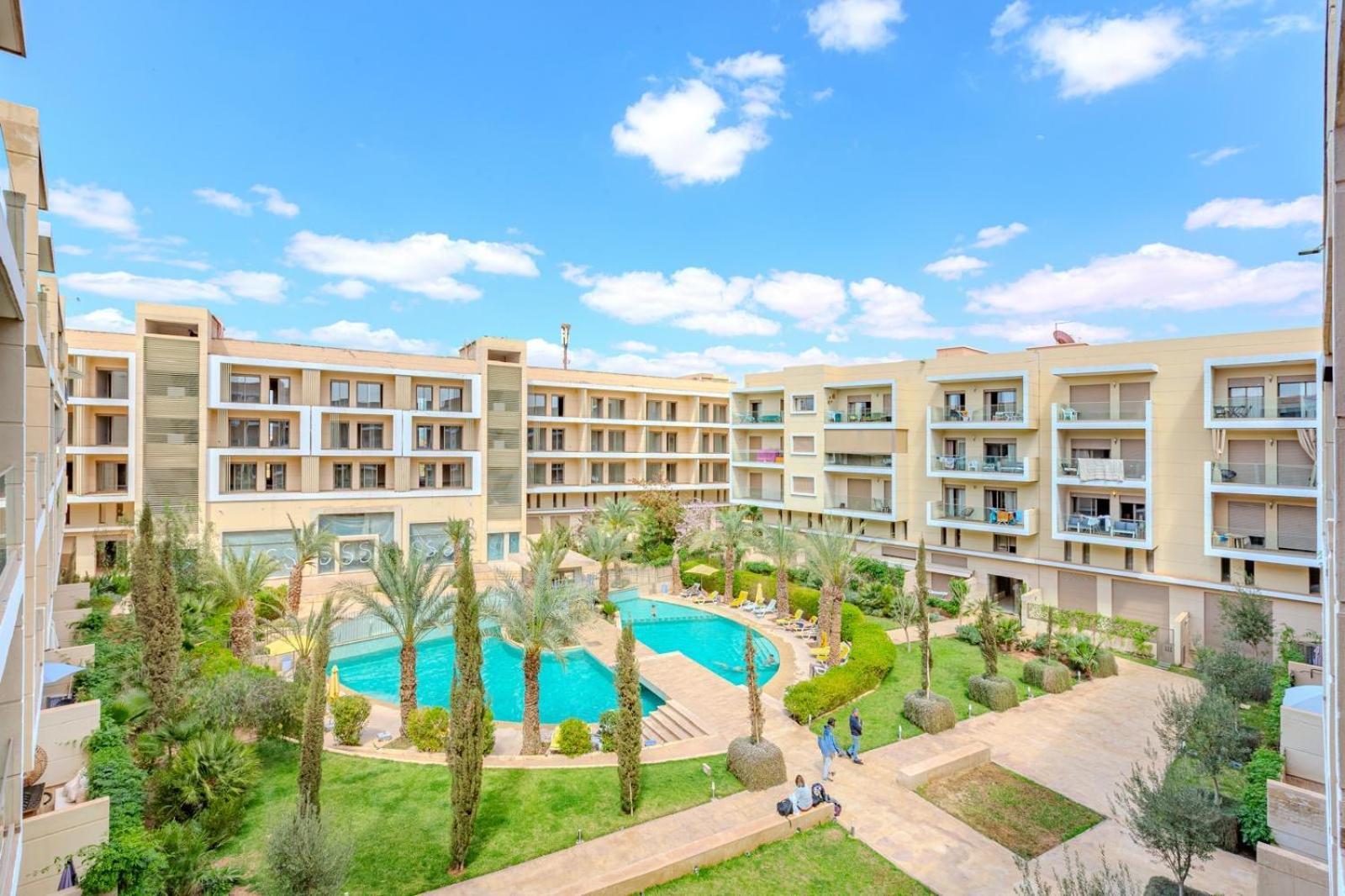 Royal Deluxe Diamond - Marrakech, Luxe Pool View Apartment Marrakesh Bagian luar foto