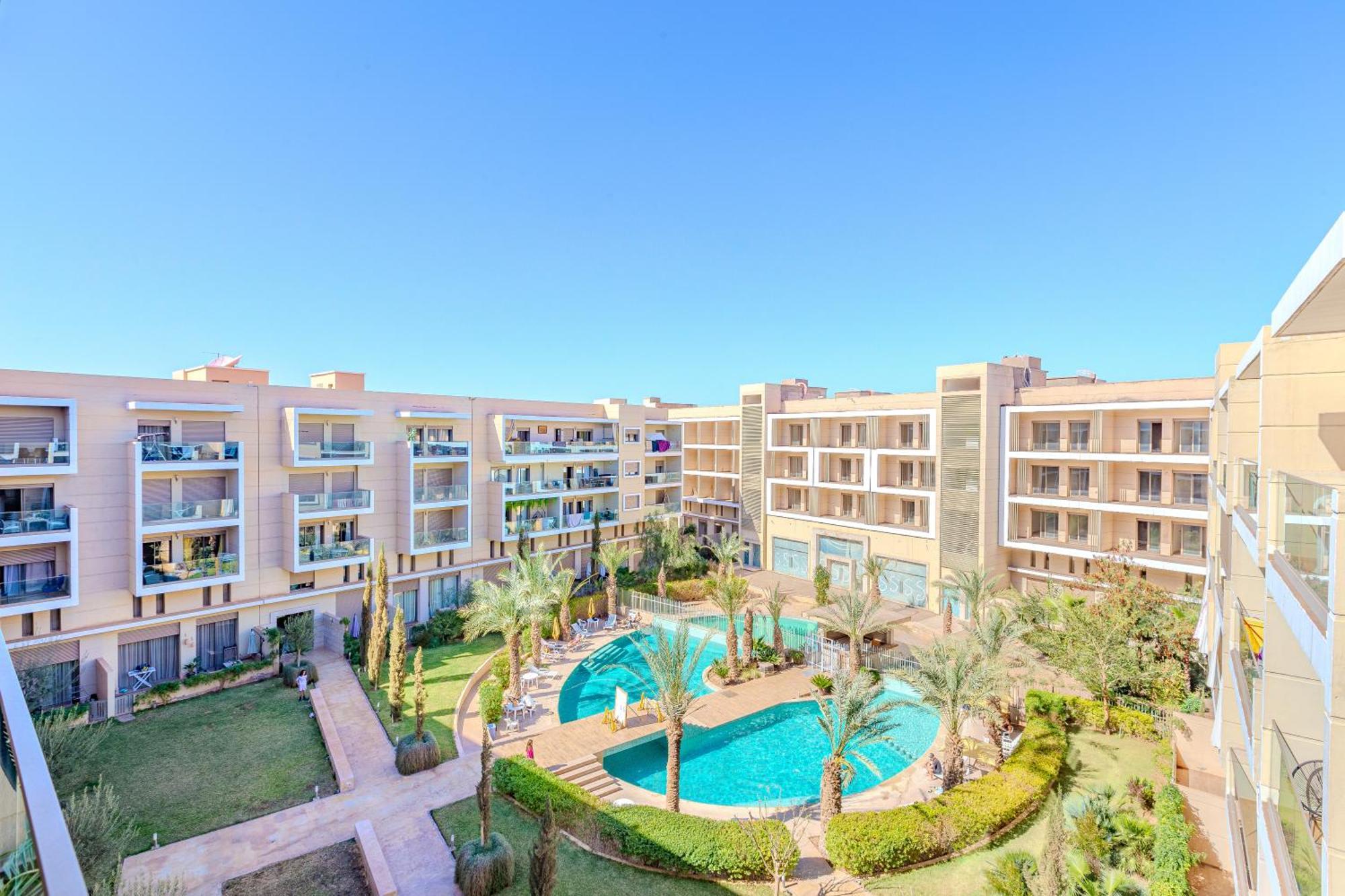 Royal Deluxe Diamond - Marrakech, Luxe Pool View Apartment Marrakesh Bagian luar foto